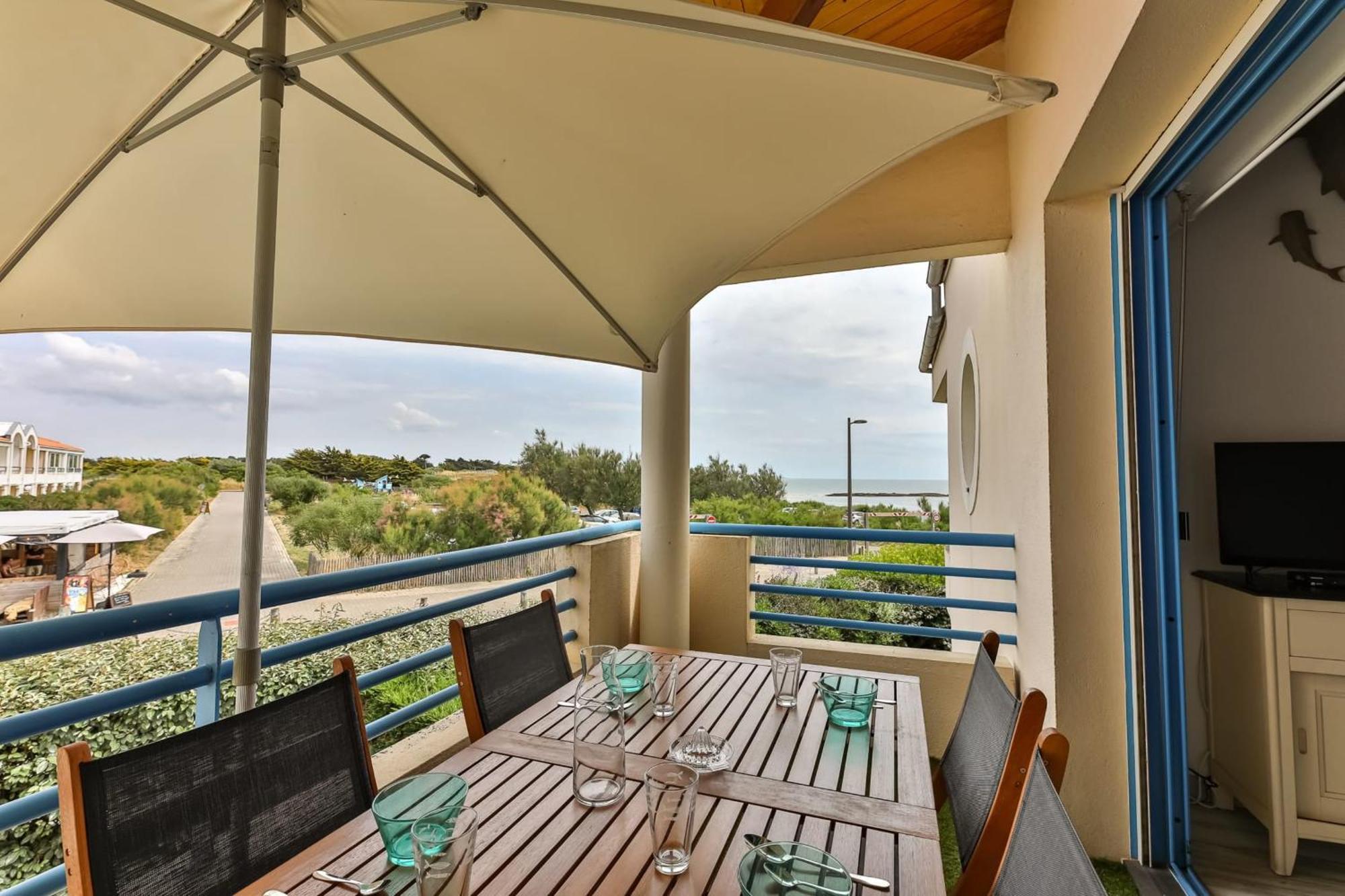 Un Balcon A La Mer - Studio Vue Sur Mer Brétignolles-sur-Mer المظهر الخارجي الصورة